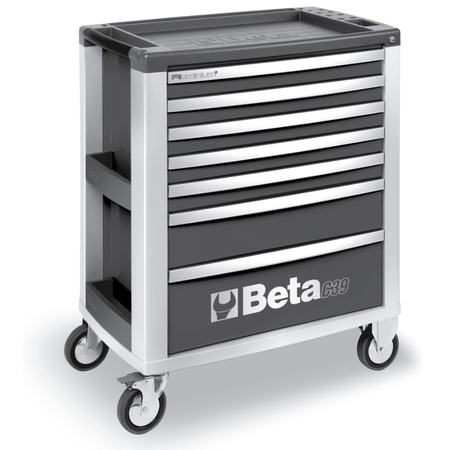 Beta Mobile Roller Cabinet, 7 Drawer, Red 039000003
